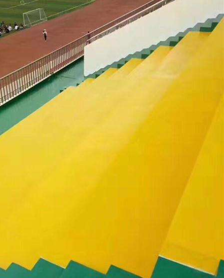 柞水球场台阶翻新修补改造
